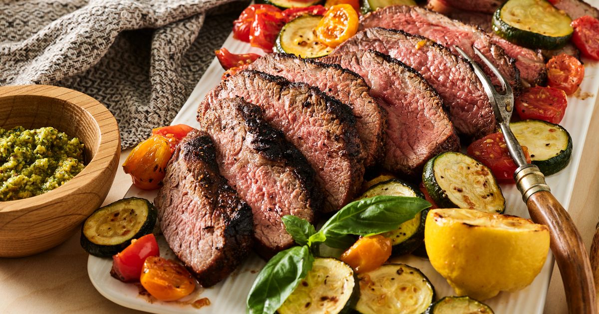 Santa Maria Tri-Tip with Pistachio Pesto | Beef Loving Texans | Beef Loving Texans is your one-stop 